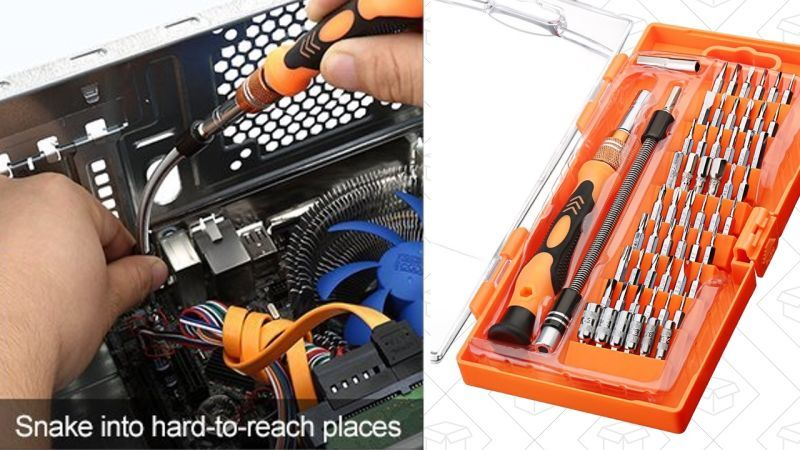 Kit de destornillador Cymas Magnético con 54 piezas, $12 con código J7VCW7IL